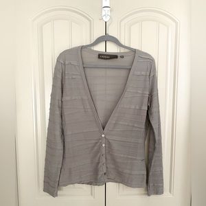 Supertrash Taupe Button Down Cardigan